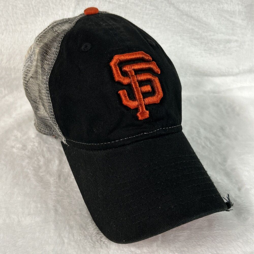 San Francisco Giants Distressed Mens Hat Adjustable Ball Cap Baseball